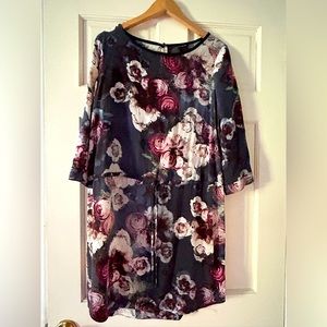 Club Monaco silk floral dress